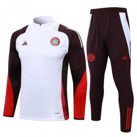 Sudadera de Entrenamiento Bayern Múnich 2024/2025 Kit Blanco/Rojo