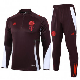 Sudadera de Entrenamiento Bayern Múnich 2024/2025 Kit Rojo Oscuro