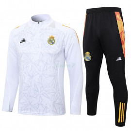 Sudadera De Entrenamiento Real Madrid 2024/2025 Kit Blanco/Gris