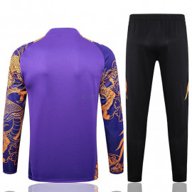 Sudadera De Entrenamiento Real Madrid 2024/2025 Kit Morado con Estampado