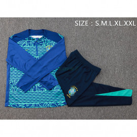 Sudadera de Entrenamiento Brasil 2024 Kit Azul Real