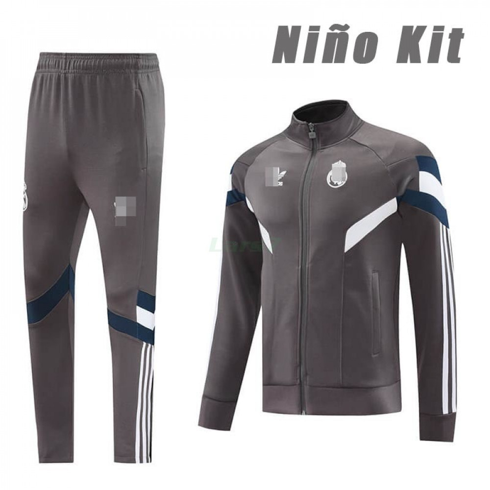 Chandal Real Madrid 2024/2025 Niño Gris