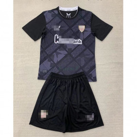 Camiseta de Portero Athletic de Bilbao 2024/2025 Niño Kit Negro