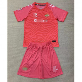 Camiseta de Portero Real Betis 2024/2025 Niño Kit Rosa