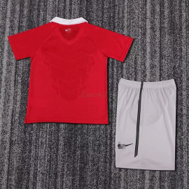 Camiseta Manchester United 1ª Equipación Retro 2010/11 Niño Kit