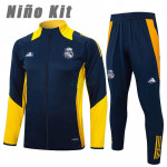 Chandal Real Madrid 2024/2025 Niño Azul Marino/Amarillo