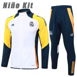 Chandal Real Madrid 2024/2025 Niño Blanco/Amarillo