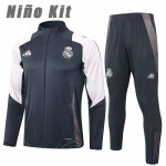 Chandal Real Madrid 2024/2025 Niño Gris/Caqui