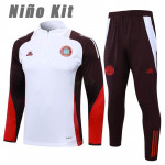 Sudadera de Entrenamiento Bayern Múnich 2024/2025 Niño Kit Blanco/Rojo