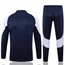 Sudadera De Entrenamiento Real Madrid 2024/2025 Niño Kit Azul Marino/Azul Claro