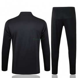 Sudadera De Entrenamiento Real Madrid 2024/2025 Niño Kit Negro con Estampado