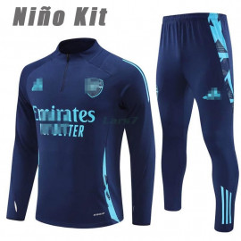 Sudadera De Entrenamiento Arsenal 2024/2025 Niño Kit Azul Marino