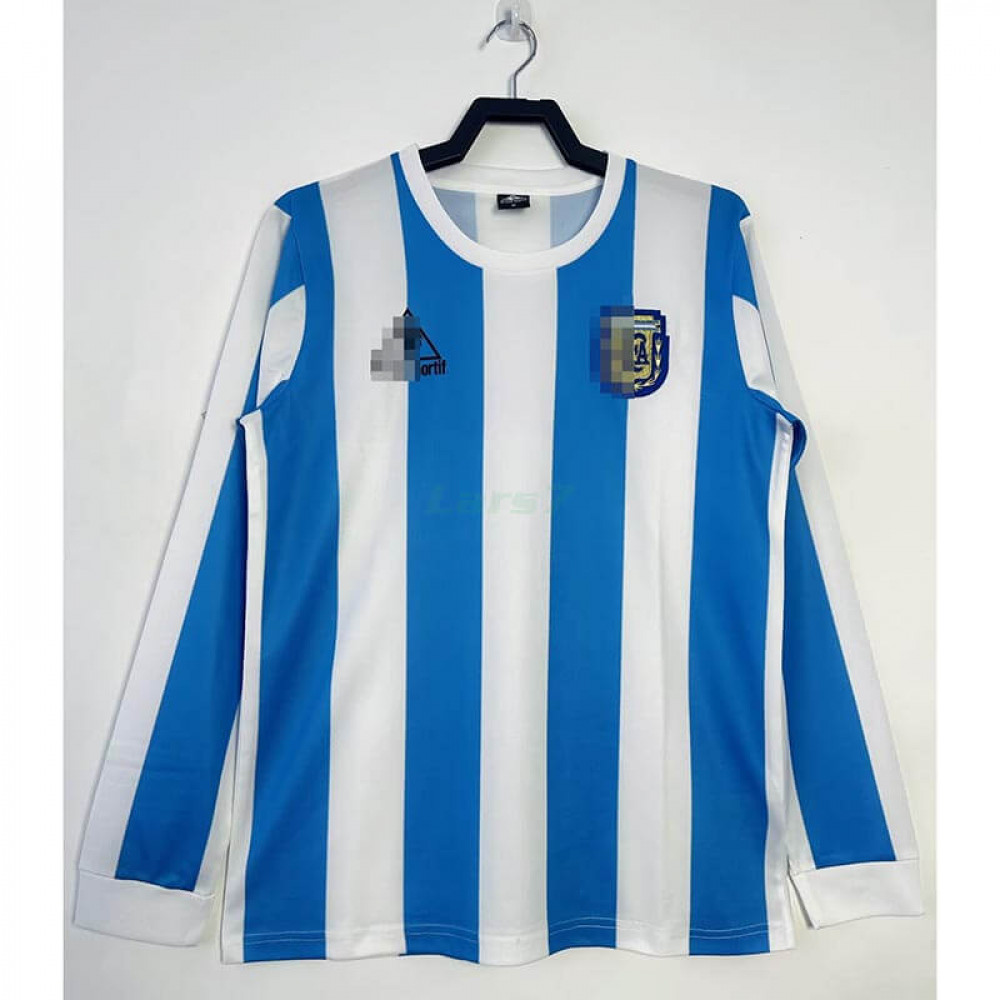 Camiseta Argentina 1ª Equipación Retro 1986 ML