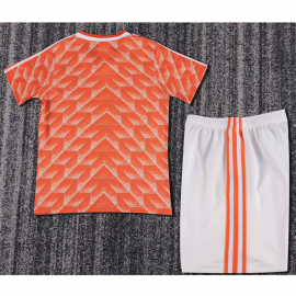 Camiseta Holanda 1ª Equipación Retro 1988 Niño Kit