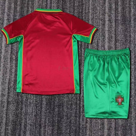 Camiseta Portugal 1ª Equipación Retro 1998 Niño Kit