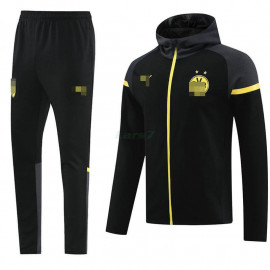 Chandal Borussia Dortmund 2024/2025 Con Capucha Negro