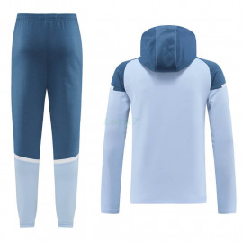 Chandal Olympique Marsella 2024/2025 Con Capucha Azul