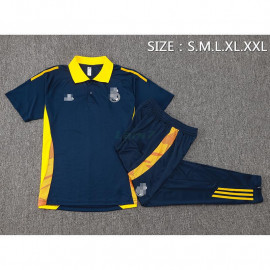 Polo Real Madrid 2024/2025 Kit Azul Marino/Amarillo