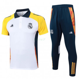 Polo Real Madrid 2024/2025 Kit Blanco/Amarillo