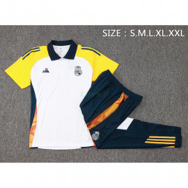 Polo Real Madrid 2024/2025 Kit Blanco/Amarillo