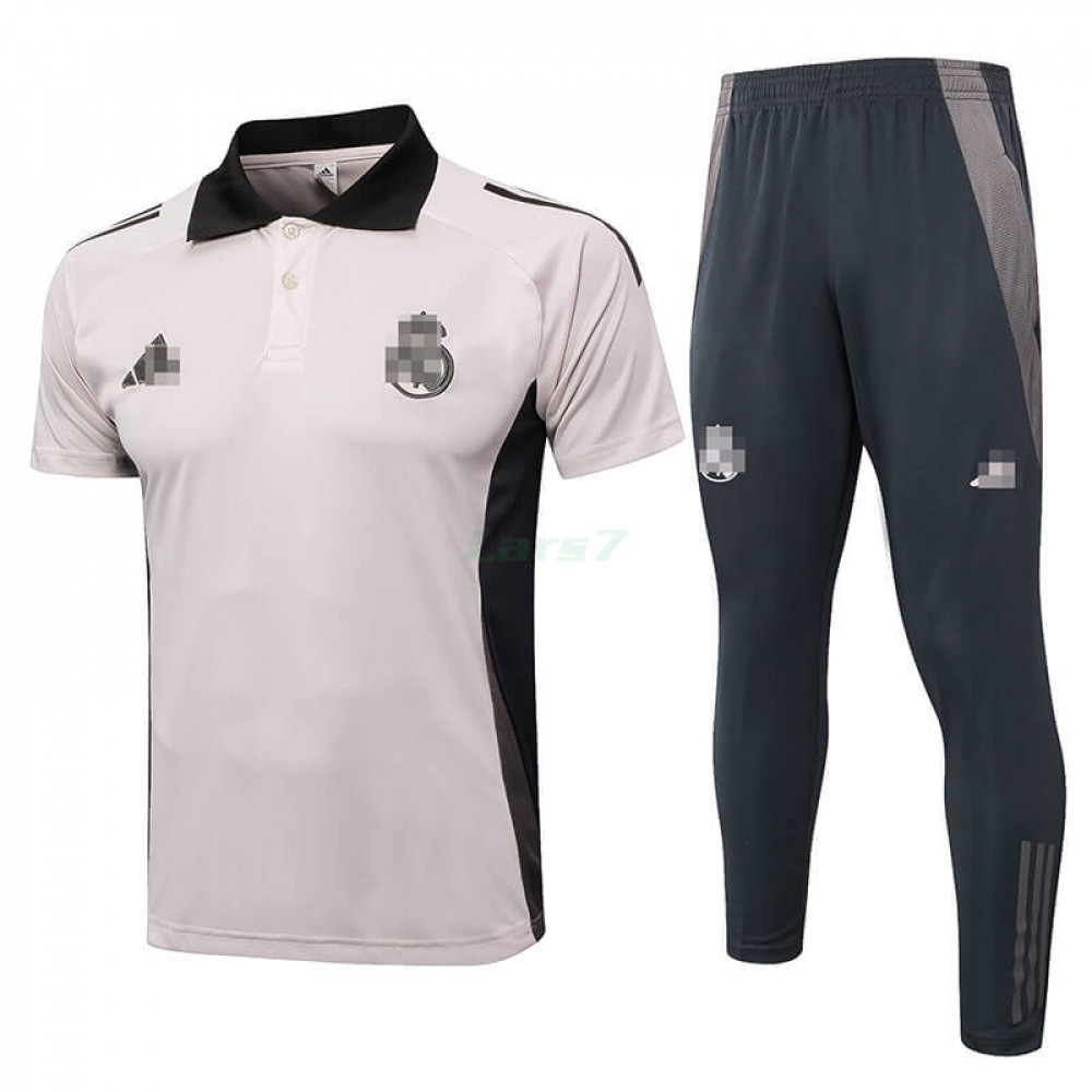 Polo Real Madrid 2024/2025 Kit Rosa Claro