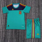 Camiseta De Portero España 2010 Retro Verde Niño Kit