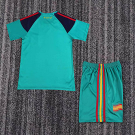 Camiseta De Portero España 2010 Retro Verde Niño Kit