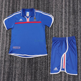 Camiseta Francia 1ª Equipación Retro 2000 Niño Kit