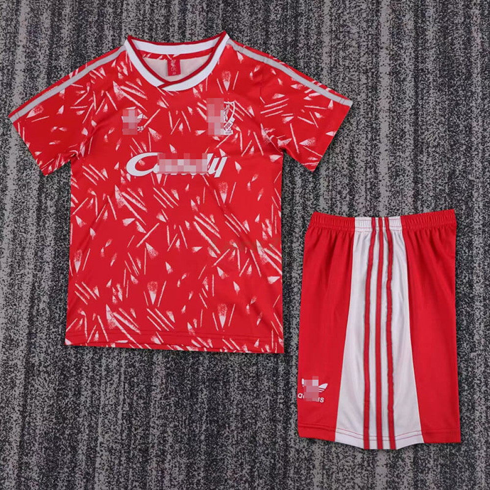 Camiseta Liverpool 1ª Equipación Retro 89/91 Niño Kit