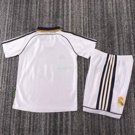 Camiseta Real Madrid 1ª Equipación Retro 98/00 Niño Kit