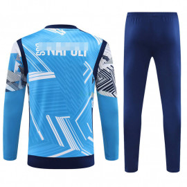 Sudadera de Entrenamiento Napoli 2024/2025 Kit Azul Claro