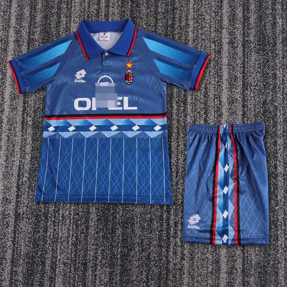 Camiseta AC Mlian 4ª Equipación Retro 1995/96 Niño Kit