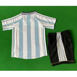 Camiseta Argentina 1ª Equipación Retro 1998 Niño Kit