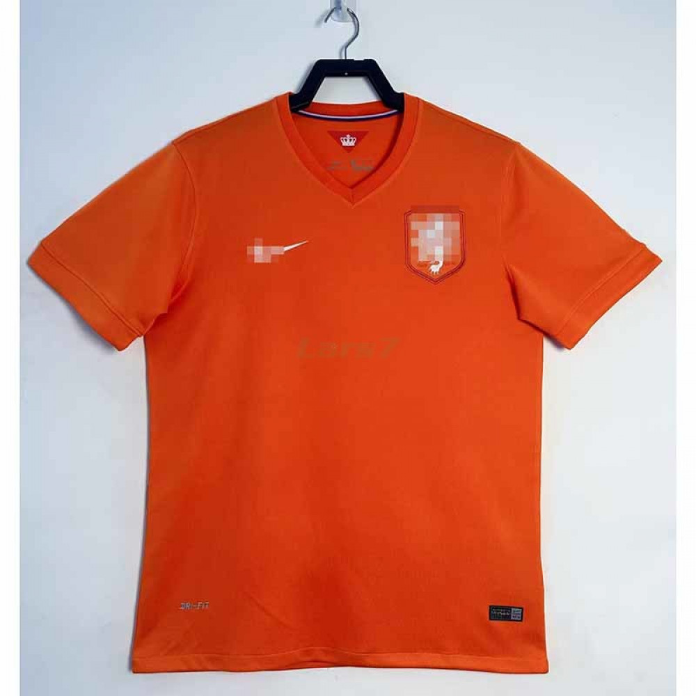 Camiseta Holanda 1ª Equipación Retro 2014