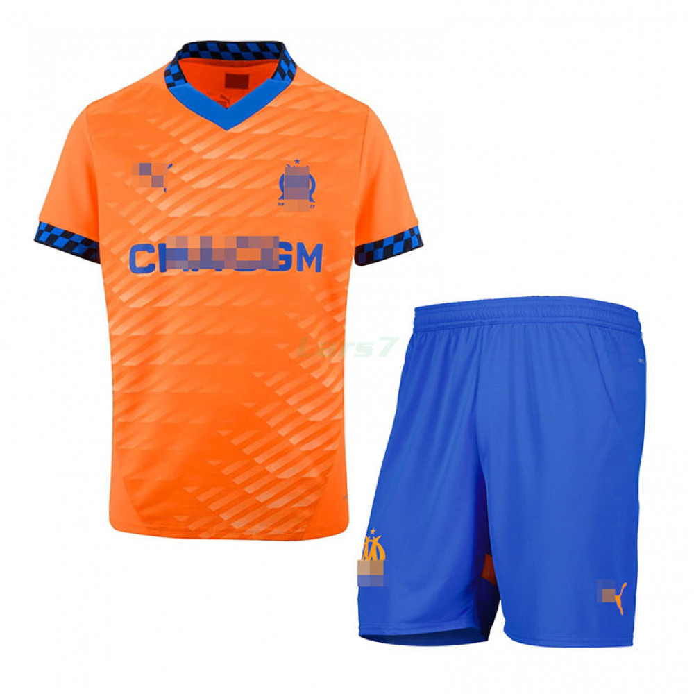 Camiseta Olympique Marsella 3ª Equipación 2024/2025 Niño Kit