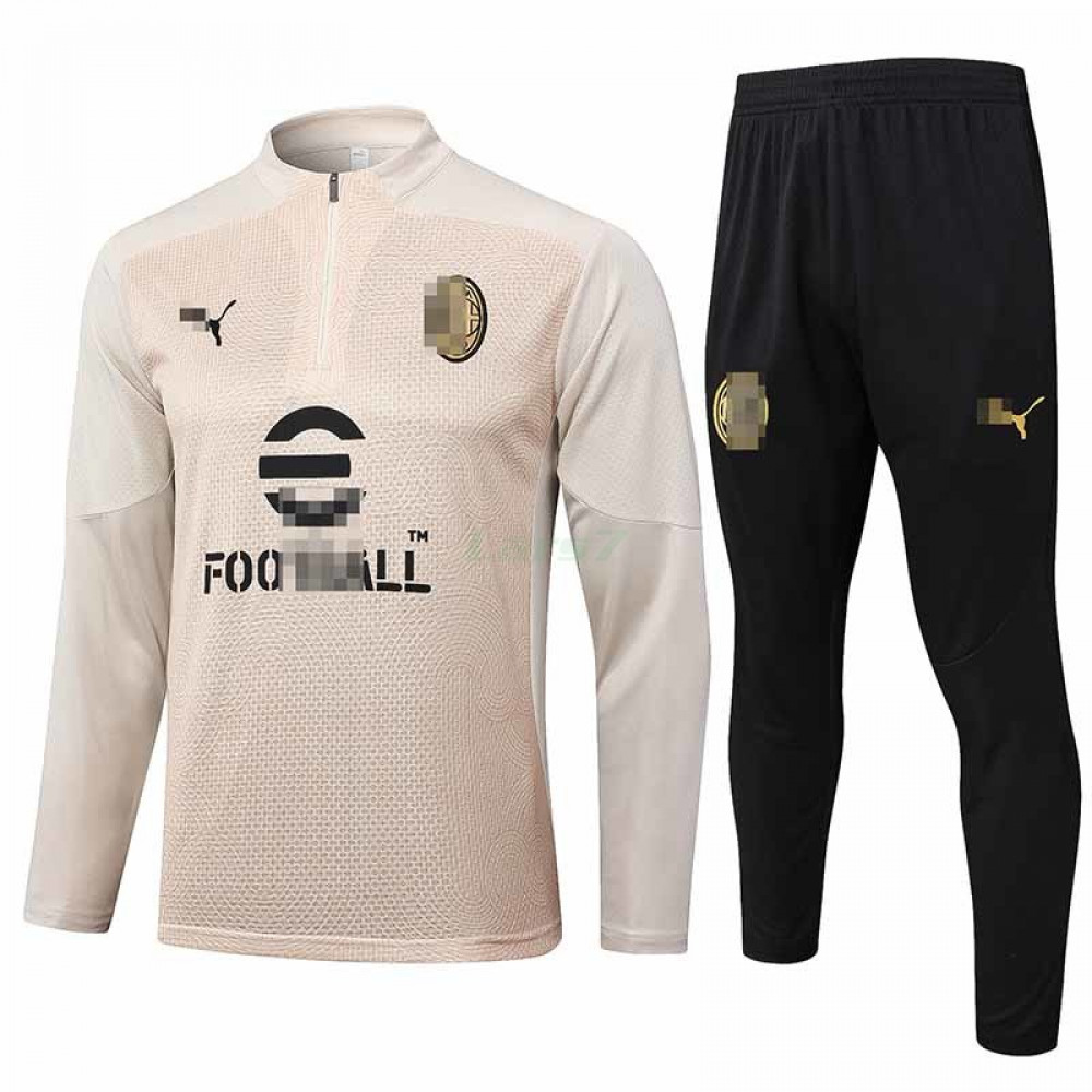 Sudadera de Entrenamiento AC Milan 2024/2025 Kit Beige