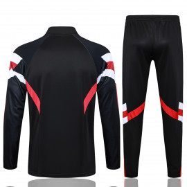 Sudadera de Entrenamiento Manchester United 2024/2025 Niño Kit Negro/Rojo/Blanco