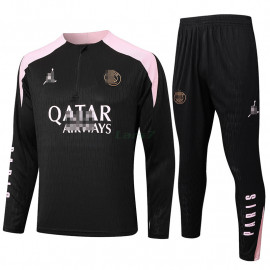 Sudadera de Entrenamiento PSG 2024/2025 Kit Negro/Rosa