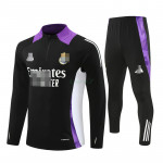 Sudadera de Entrenamiento Real Madrid 2024/2025 Kit Negro/Morado