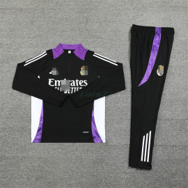 Sudadera de Entrenamiento Real Madrid 2024/2025 Kit Negro/Morado