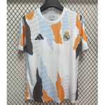 Camiseta Real Madrid 2024/2025 Pre-Match Blanco/Naranja/Gris