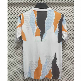 Camiseta Real Madrid 2024/2025 Pre-Match Blanco/Naranja/Gris