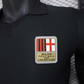 Camiseta de Portero AC Milan 125 Aniversario Edición 2024 Negro (EDICIÓN JUGADOR)