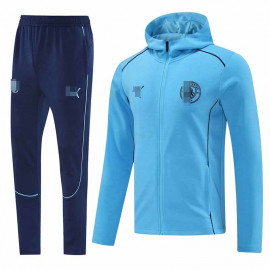 Chandal Manchester City 2024/2025 Con Capucha Azul 