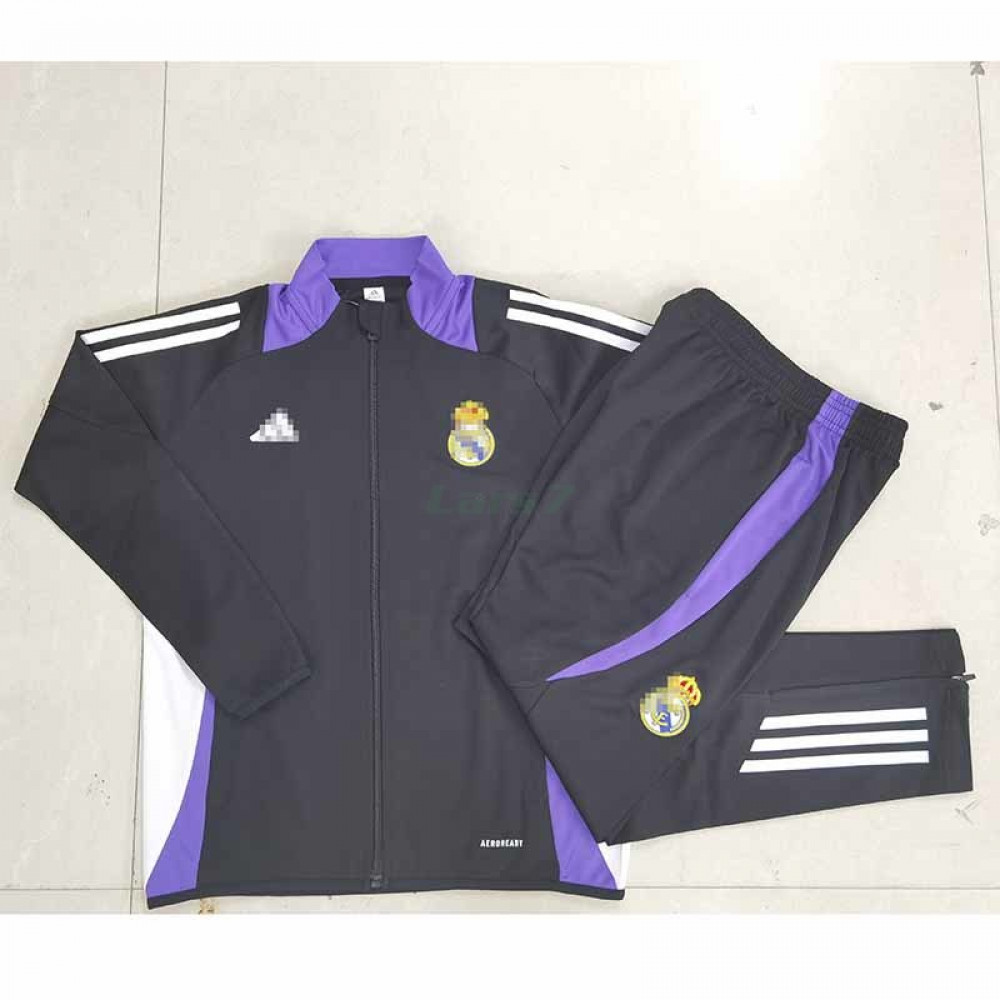 Chandal Real Madrid 2024/2025 Negro/Púrpura