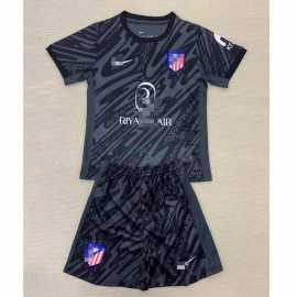 Camiseta de Portero Atlético de Madrid 2024/2025 Niño Kit Negro