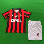 Camiseta AC Milan 1ª Equipación Retro 96/97 Niño Kit