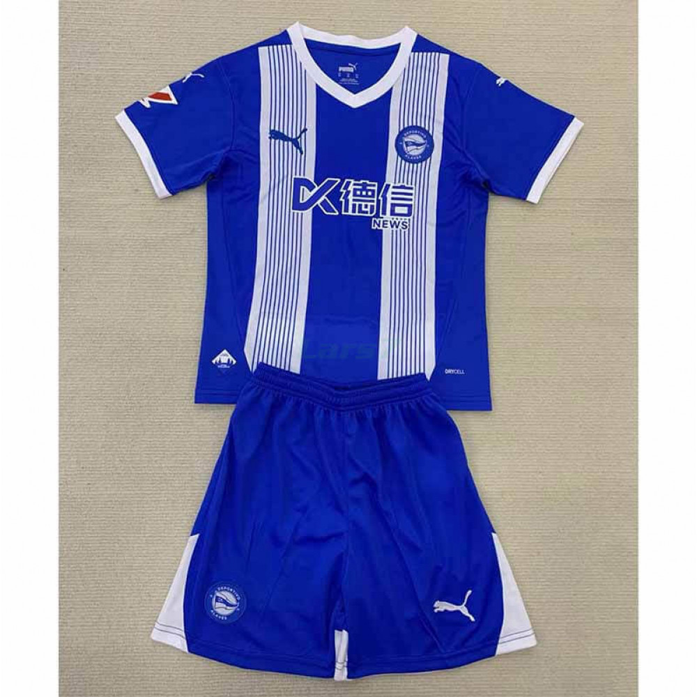 Camiseta Deportivo Alavés 1ª Equipación 2024/2025 Niño Kit