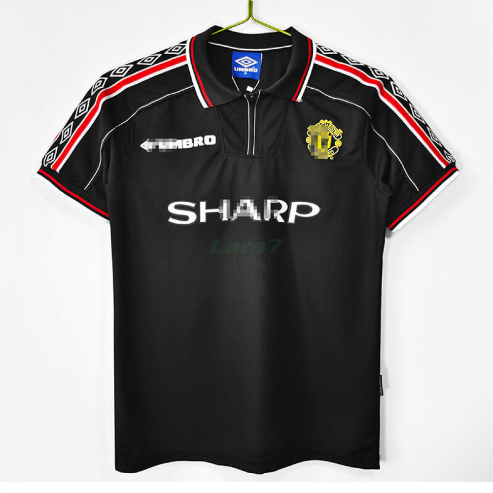 Camiseta Manchester United Negro Retro 1998