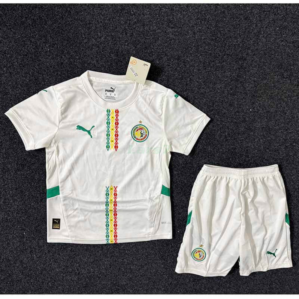 Camiseta Senegal 1ª Equipación 2025 Niño Kit